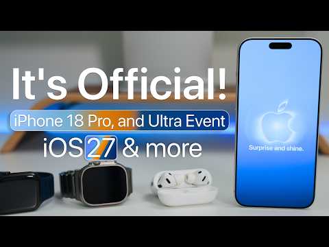 [zollotech] iPhone 18 Event Announced! - What To Expect With iOS 27 & more 영상 썸네일