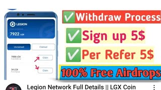 Legion Network login and Verify account