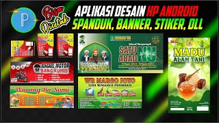 Aplikasi untuk Membuat desain spanduk, Banner, Stiker, Pamflet, Brosur di HP Android