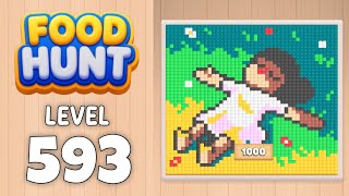 Food Hunt level 593 walkthrough solution 