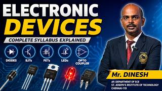 Electronic Devices Explained | Diodes, Transistors & FETs | Complete Basics for Beginners