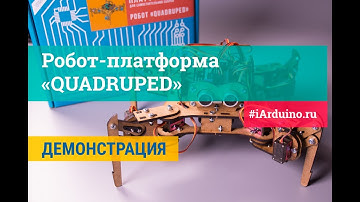 Робот-платформа «QUADRUPED» (четырехногий) для Arduino | Новинка от iarduino.ru