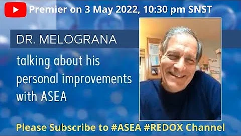 Dr  Frank Melograna experiencing #ASEA less pain, ...