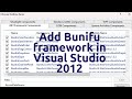 How to Add Bunifu Framework (Crack) to Visual Studio 2012