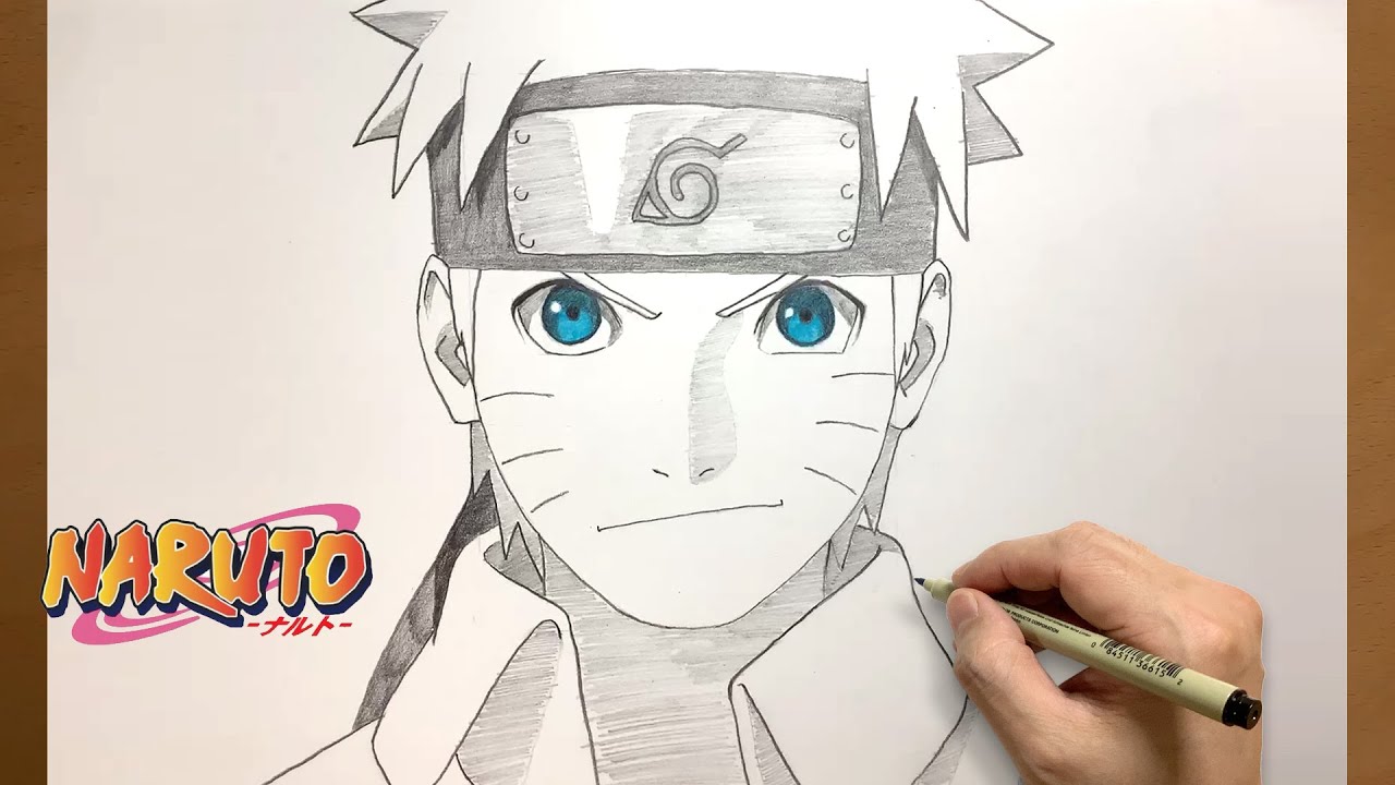 How to draw Naruto Uzumaki from Naruto I step by step I draw anime - YouTube