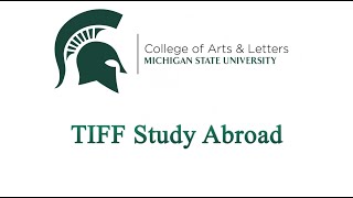 Toronto Film Festival Study Abroad Msu Tiff Study Abroad Program