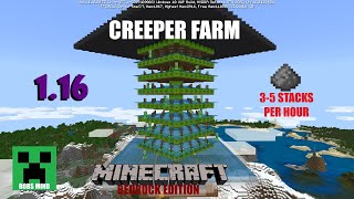 Creeper Farm Bedrock Edition 1 16 (AND MODIFY MY PRIOR FARMS)