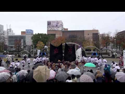 KanoN Aerial second-2-『師ノ式神』四日市よさこい祭り やったろ舞 市民公園会場演舞