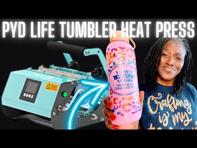 PYD LIFE 2 IN 1 TUMBLER HEAT PRESS MACHINE  HOW TO USE A TUMBLER PRESS FOR  SUBLIMATION 