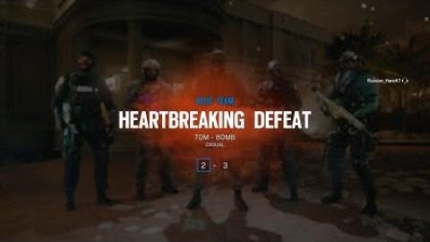 R6 Siege: cheater takes a shotgun headshot point blank