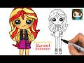 How to Draw Sunset Shimmer Equestria Girl | My Little Pony