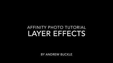 Add Layer Effects In Affinity Photo | How To Tutorial | Bevels 3D | Graphicxtras