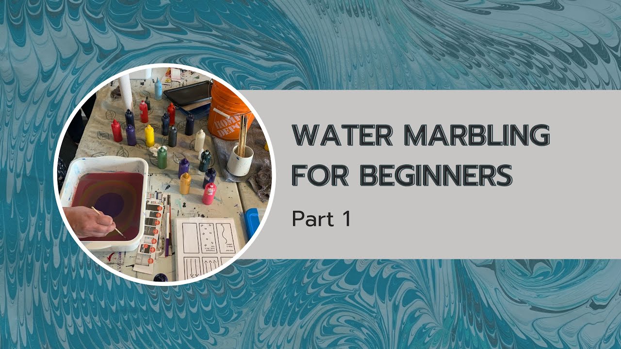Water Marbling For Beginners - Part 1 - YouTube