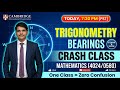 Trigonometry &amp; Bearings Crash Class 🔥 | O Level &amp; IGCSE Mathematics (4024/0580)