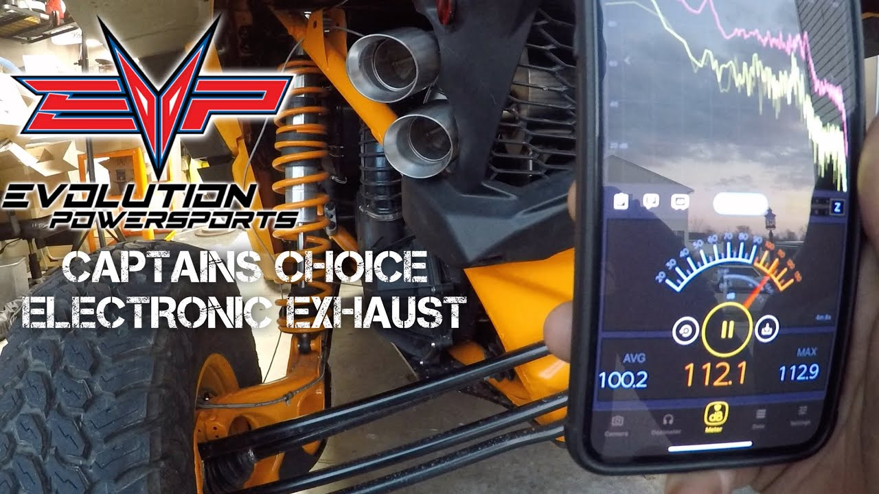 EVO CAPTAINS CHOICE ELECTRONIC EXHAUST 2020 X3 YouTube