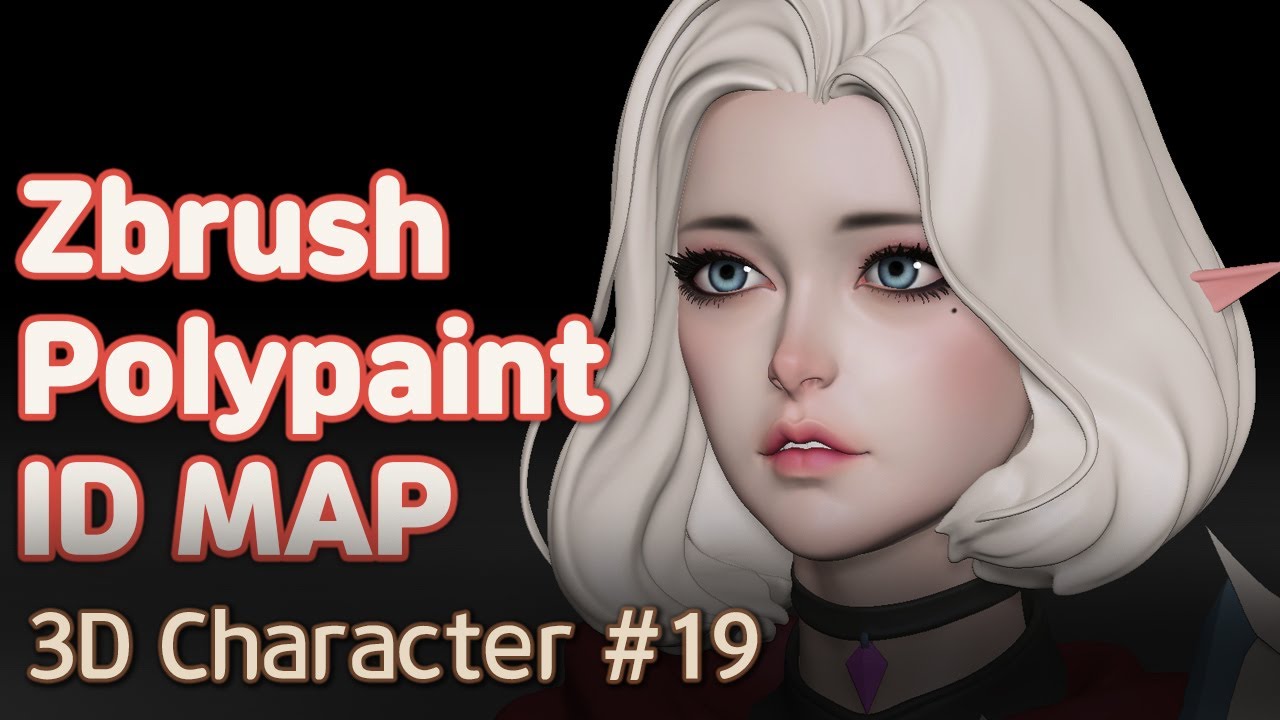 polypaint for different id maps zbrush