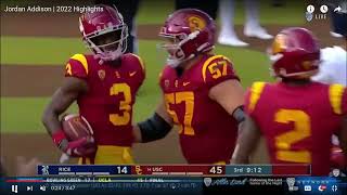 NFL Combine - WR Jordan Addison - USC Trojans X's and O's