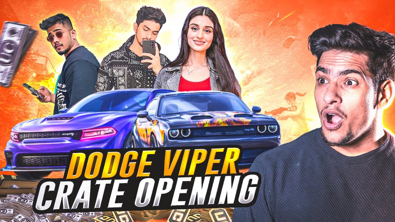 😱WORLD LUCKIEST NEW DODGE SUPER MUSCLE CAR CRATE OPENING FT. @SnaxGaming @PAYALGAMING