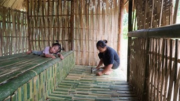 FULL VIDEO: 400 Days Construction Journey - 16-Year-Old Single Mother Built a Bamboo House Alone