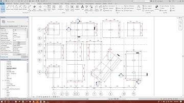 DIMENSION FOR FOOTING LAYOUT PLAN IN REVIT STRUCTURE
