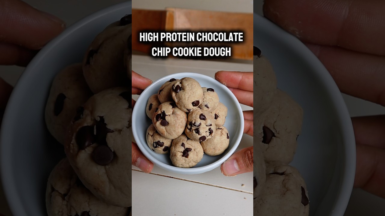 Тесто для печенья с шоколадной крошкой и высоким содержанием белка