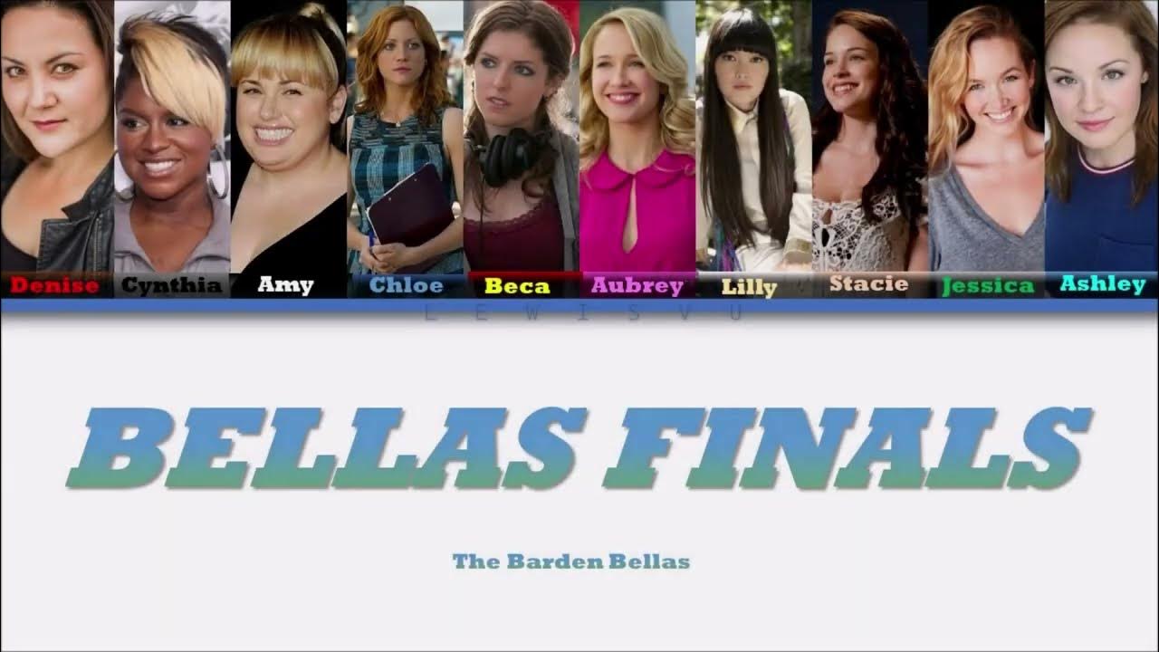Pitch Perfect 2 Barden Bellas Final Performance Lyrics Bellas Finals - The Barden Bellas (from Pitch Perfect) (Color Coded