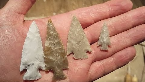 656 - Discussion of Abo (aboriginal) Flintknapping Corner-notched Points