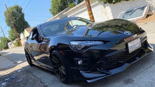 Toyota 86 coilover install tein flex z