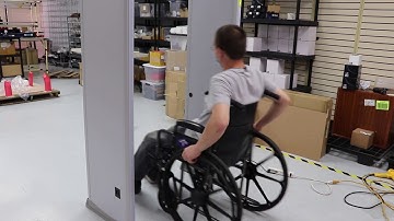 Ada Compliant Wheelchair Accessible Walkthrough Metal Detector