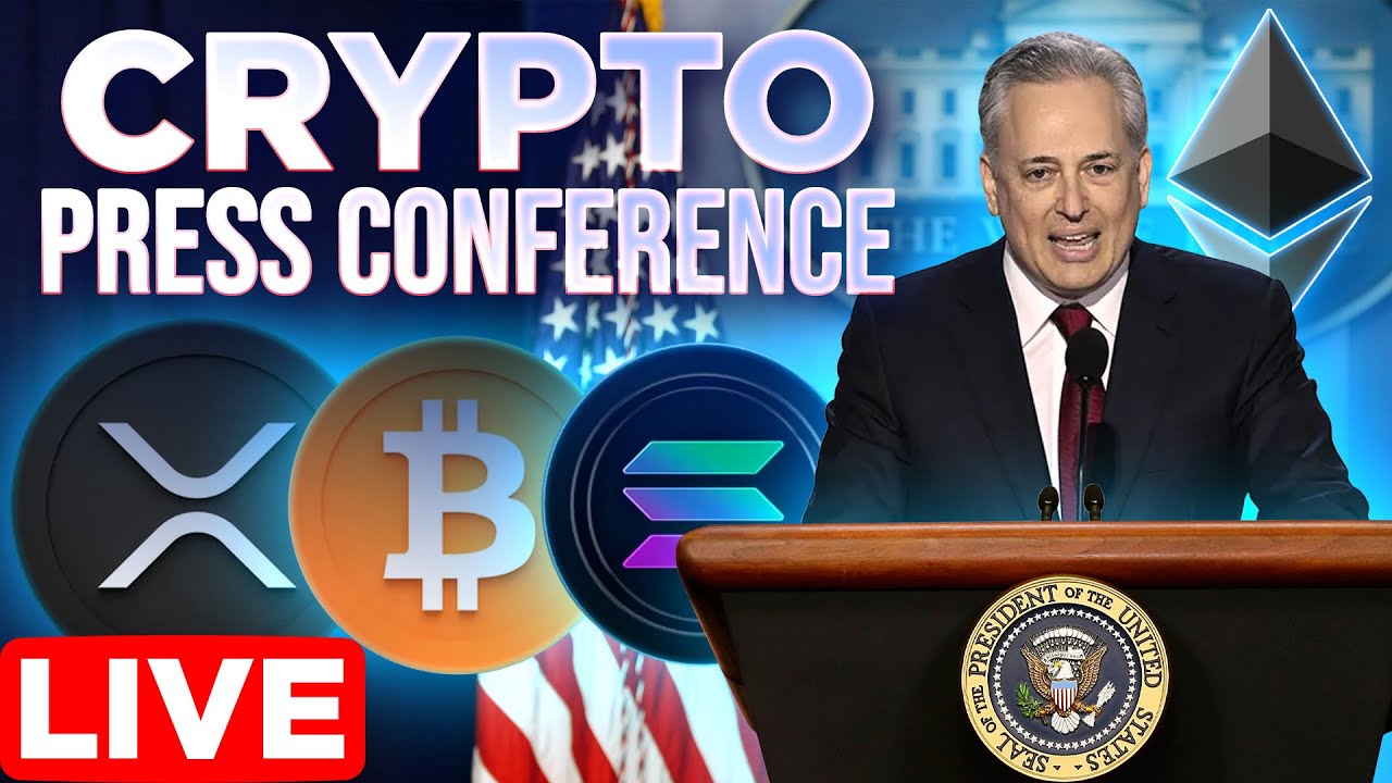 U.S. Crypto Press Conference LIVE!🔴Digital Asset Policy Unveiled🚀