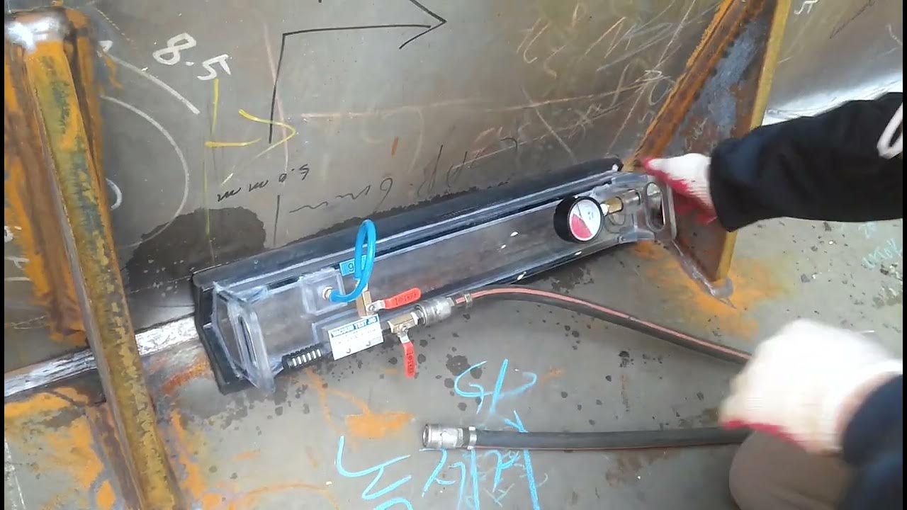 Vacuum box testing tank bottom YouTube