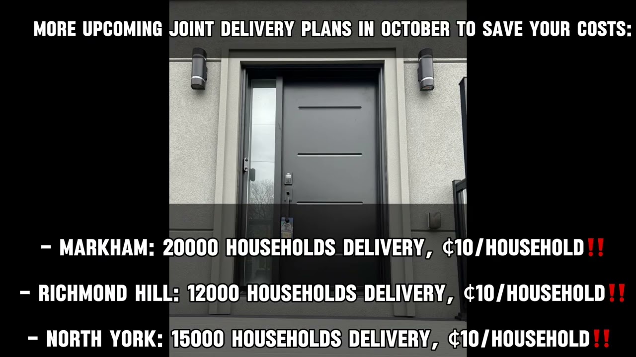 Delivery your to-door ads in Toronto