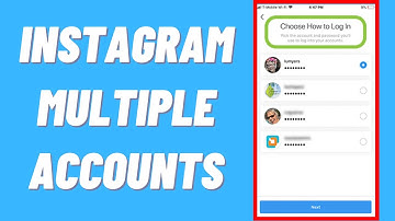 How To ADD And Use MULTIPLE INSTAGRAM Accounts - (Up to 5)