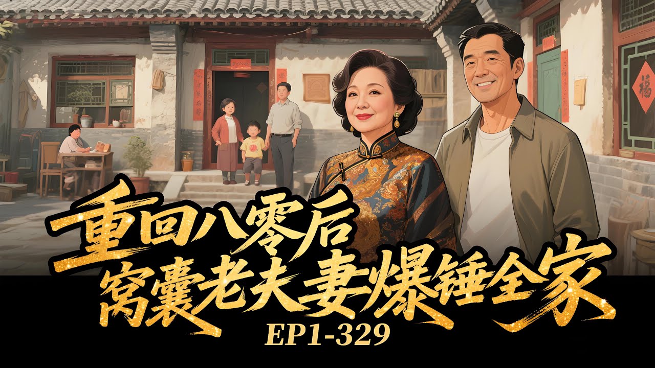 【重回八零后，窝囊老夫妻爆锤全家 】EP1-329;七旬老太沈秀珍和老伴儿宋书林重生了，重生到三十年前，全家都要靠他们赚钱养家的年代。上辈子两口子努力赚钱，给哥嫂家里盖了新房买了新车。#古代言情#漫画