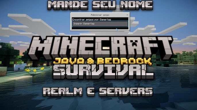 MINECRAFT AO VIVO JAVA E BEDROCK SURVIVAL 