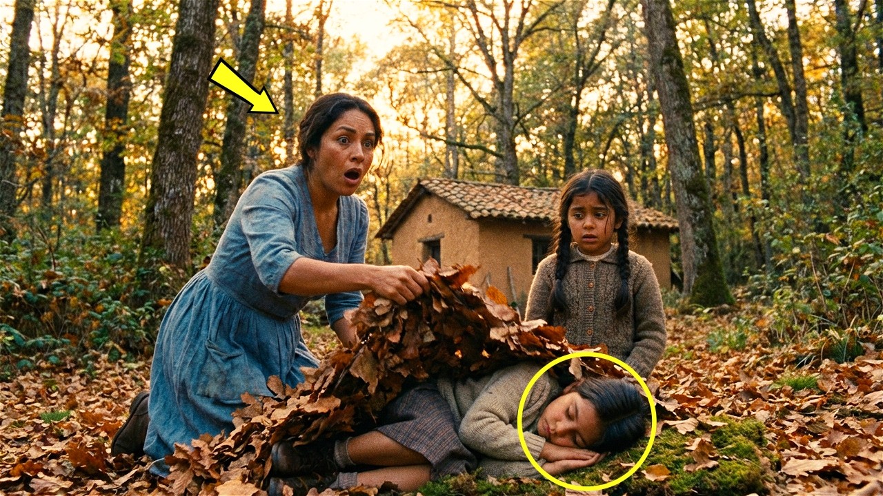 La Viuda Halló A Una Niña Bajo Las Hojas Detrás De Su Casa… Pero Al Quitarlas Quedó En Shock...