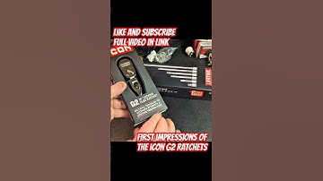 My First Impressions of the Icon G2 ratchets #tools #ratchet #icontools #harborfreight #new