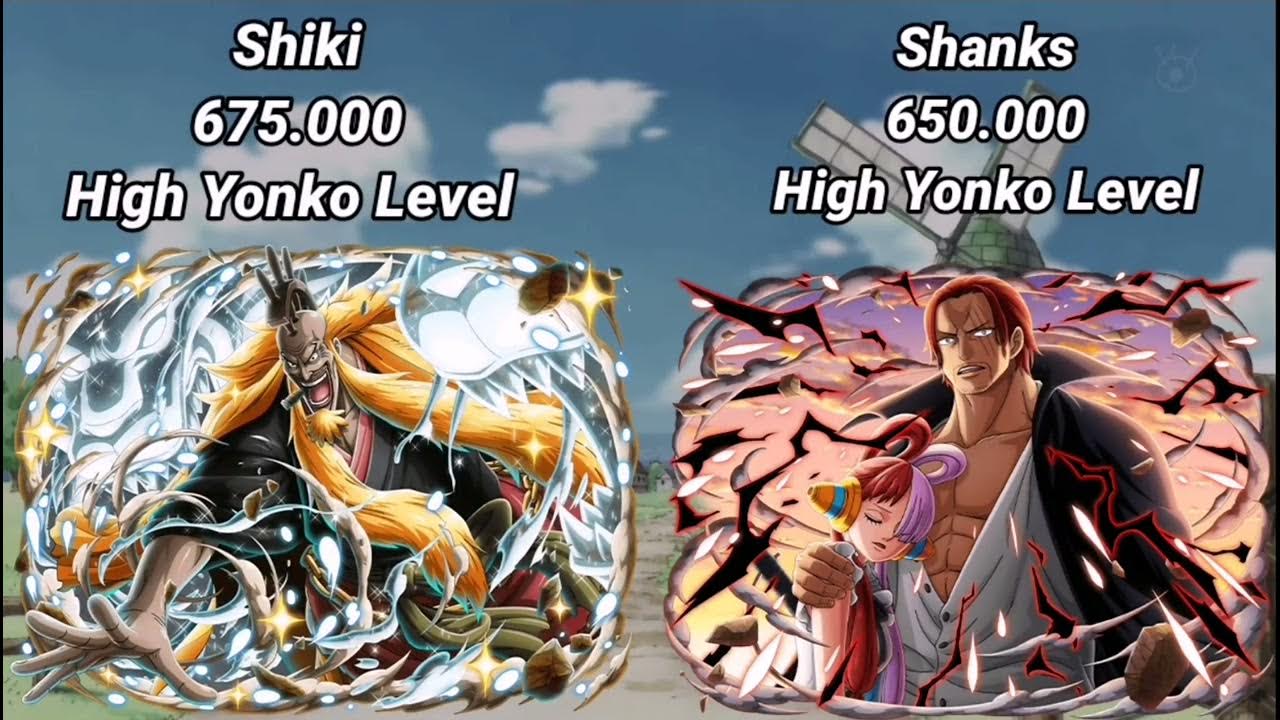 Yonko Vs Yonko Power LevelsOne Piece YouTube