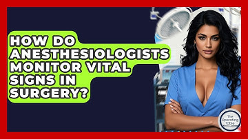How Do Anesthesiologists Monitor Vital Signs In Surgery? - The Operating Table