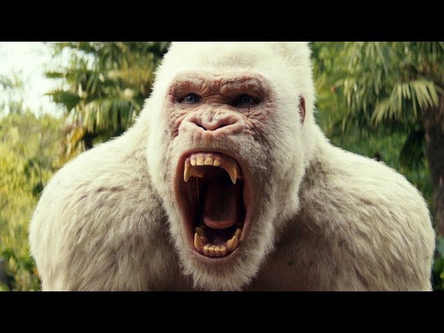 Rampage (2018) George Shows Middle Finger Scene - Movie Clip HD class=