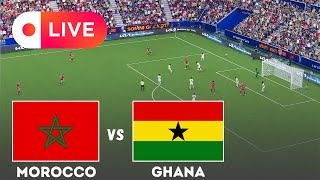 LIVE - MOROCCO vs GHANA / Women's Africa Cup of Nations 2025 | eFootball Pes 21 Gameplay