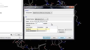 Glide Ligand Docking - Submitting the Ligand Docking Job