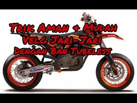  Otomotif motor Cara pasang ban tubeless di velg jari 