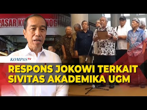 Respons Singkat Presiden Jokowi Terkait Kritikan Sivitas Akademika UGM Lewat Petisi Bulaksumur