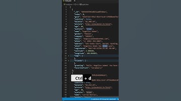 Select Next Instance of Text Visual Studio Code shortcut (VS Code) #shorts