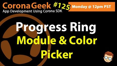 Implementing a Progress Ring in Corona SDK
