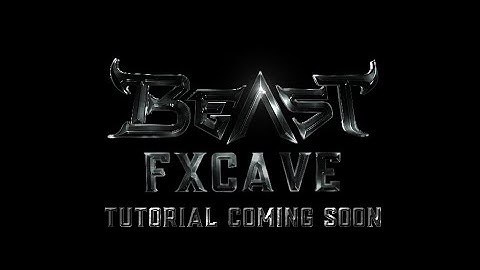 Beast Trailer Title Animation ll C4D and After Effect Tutorial