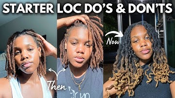 6 Tips for STARTER Locs | I wish I knew this before starting my loc journey