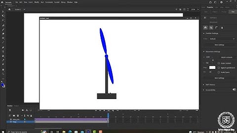 Tutorial cara membuat kincir angin di aplikasi adobe animate