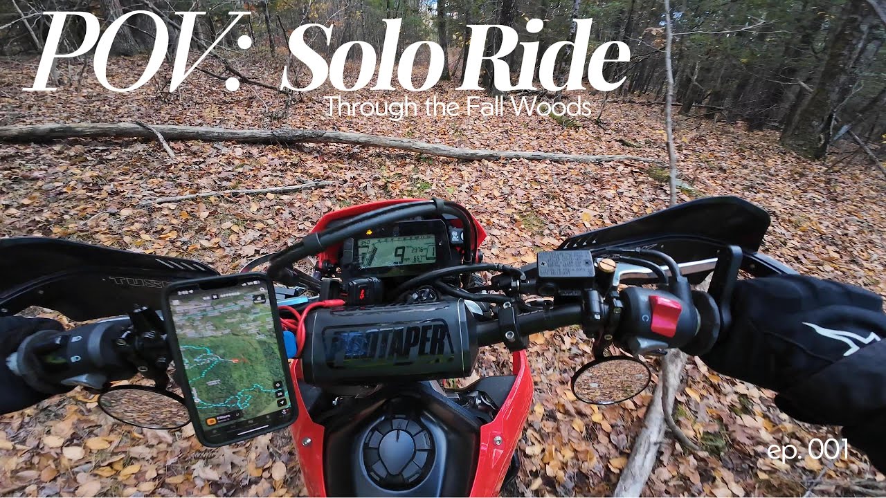 Solo Fall Woods Ride POV (4K 60FPS) – Just Me & The Trails 🍂 | HoonGoon ...